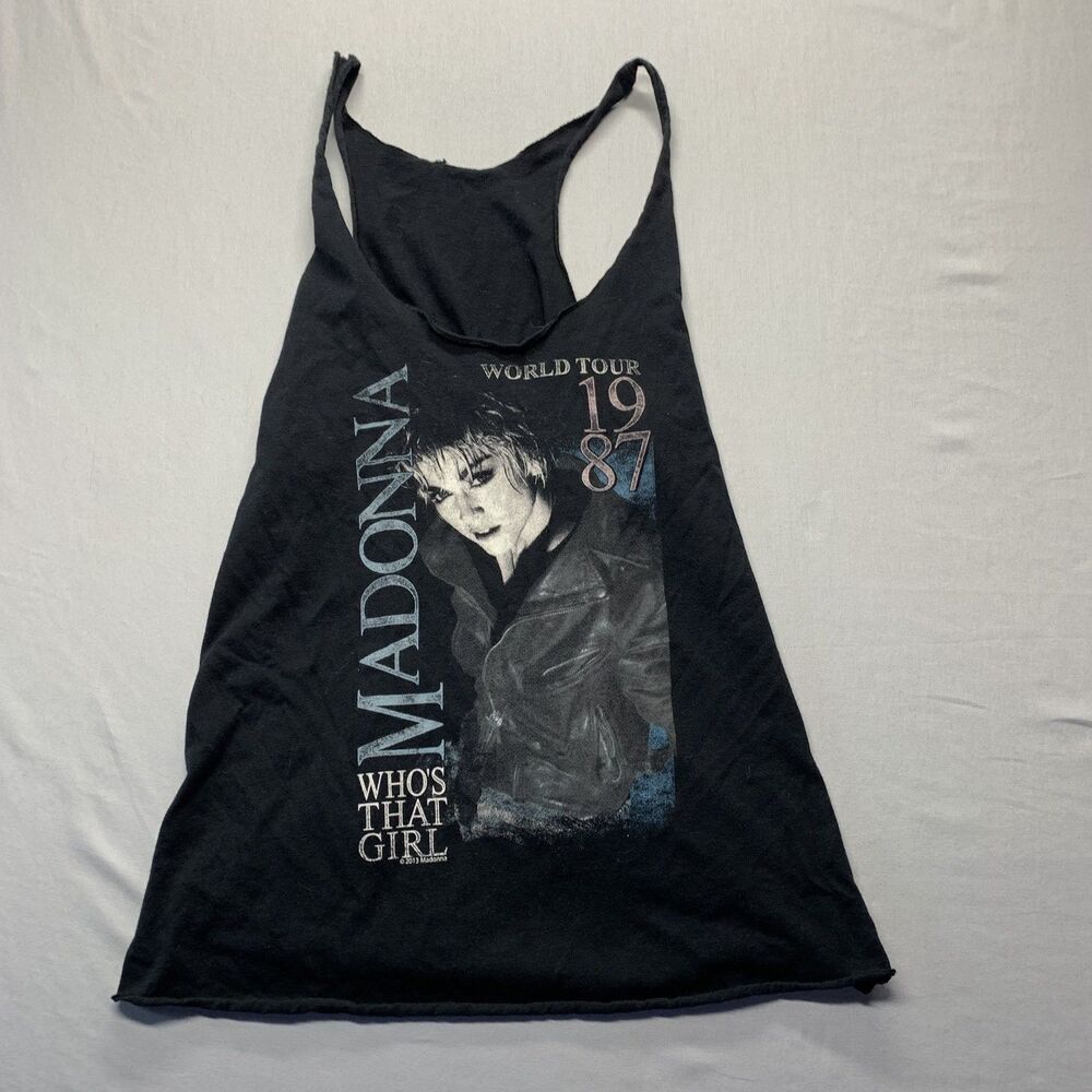 Vintage Style Madonna Shirt Size Medium Diva Pop Band Tour Who’s That Girl 1987